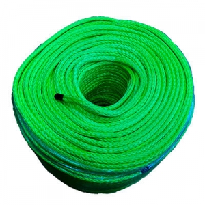 Трос для лебедки синтетический 12мм*100 метров (зеленый) 5726