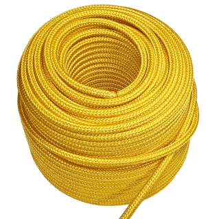 Трос для лебедки синтетический 8мм*100 метров (желтый) 5733