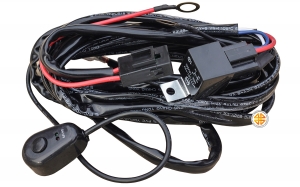 Комплект проводов для подключения светодиодных фар с управлением (кнопка)