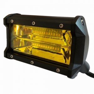 Фара светодиодная LBS865 72W (ближний свет) желтый (габаритные размеры 130*75*60мм)
